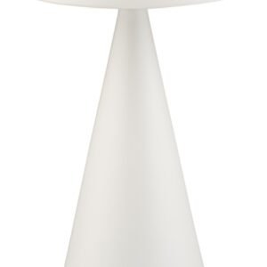 APS Lampe de bureau rechargeable à LED CONE, blanc