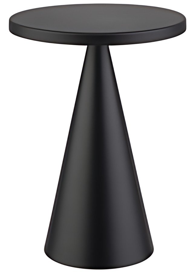 APS Lampe de bureau rechargeable à LED CONE, noir