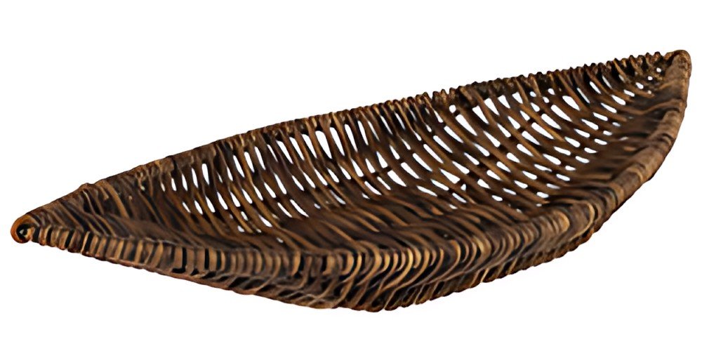 APS Corbeille à pain COVE, bateau, 300 x 150 mm, marron