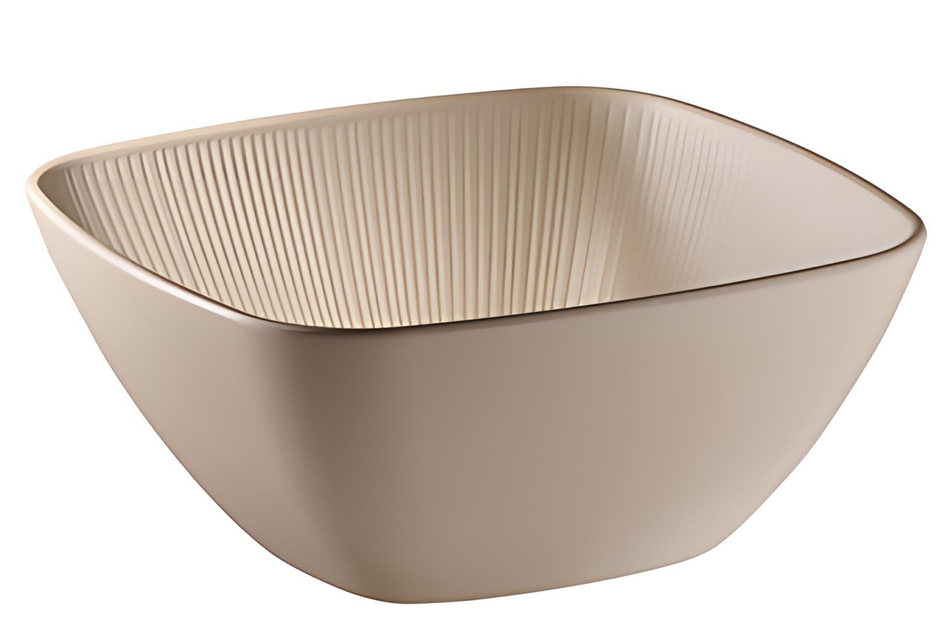 APS Bol NERO, carré, 250 x 250 mm, sable
