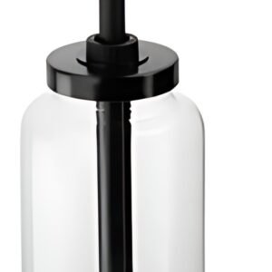 APS Flacon doseur DISPENSA, 1,7 litre, transparent/noir