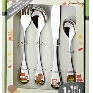 Esmeyer Couverts pour enfants FOREST, 4 pièces, inox 18/10