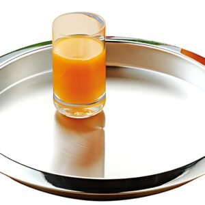 Esmeyer Plateau de service VENGA, rond, argent
