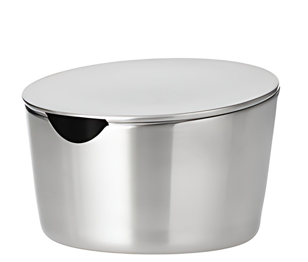 Esmeyer Sucrier avec couvercle VISTA, rond, argent