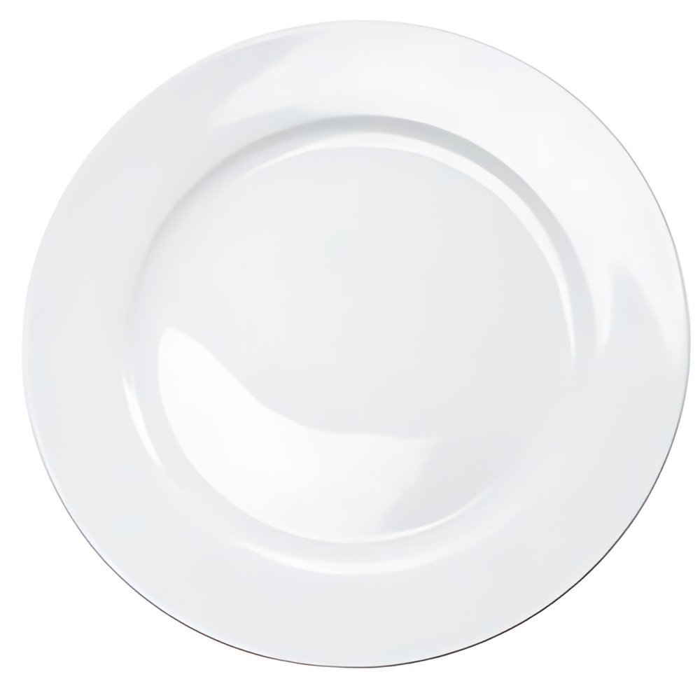 Esmeyer Assiette plate HEIKE, 250 mm, blanc, set de 6