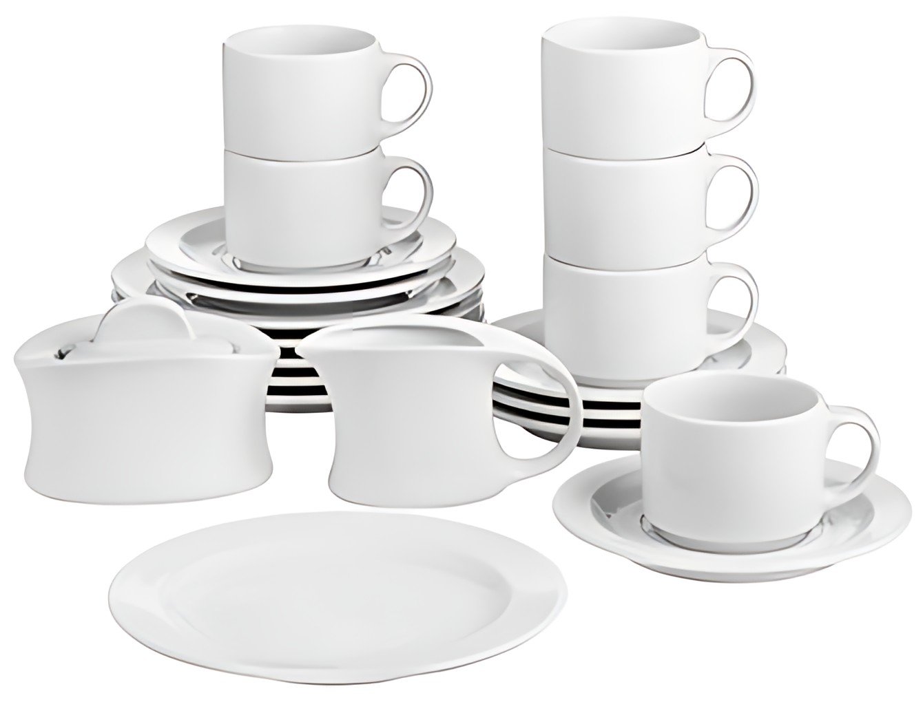 Esmeyer Service à café ADRINA, pack économique de 20 pièces