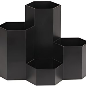 WEDO Multipot HONEYCOMB, 4 compartiments, PP, noir