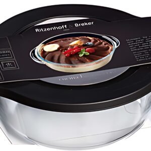 Ritzenhoff & Breker Plat à gratin CUCINA, en verre, 1,45 l