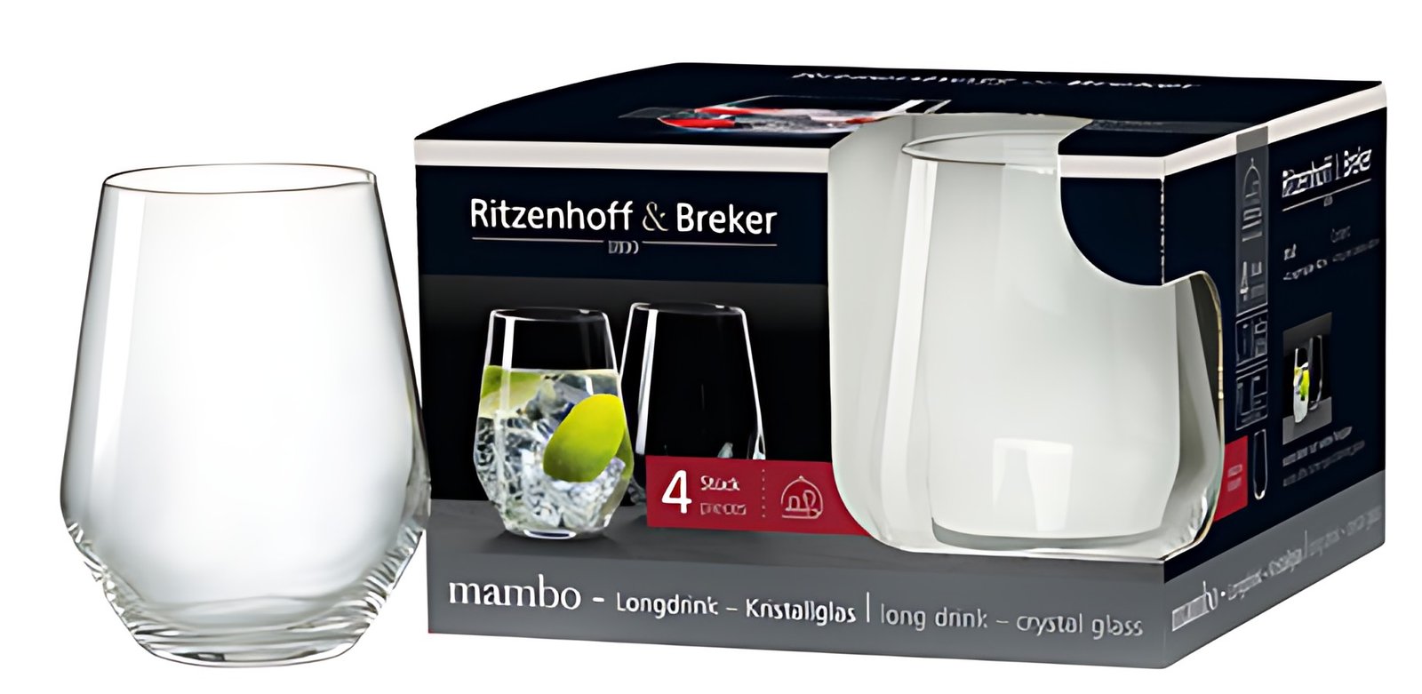 Ritzenhoff & Breker Verre à long drink MAMBO, 0,4 l