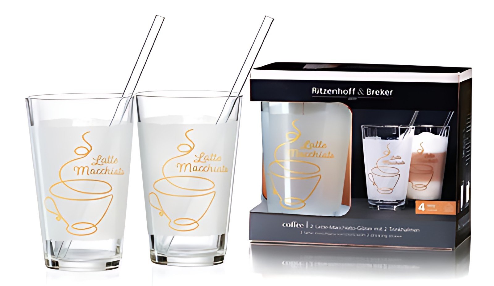 Ritzenhoff & Breker Set latte macchiato COFFEE