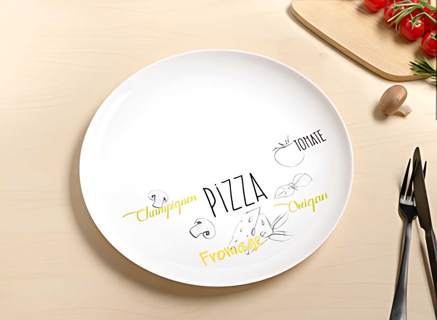 Ritzenhoff & Breker Assiette à pizza ALBERTO, 320 mm