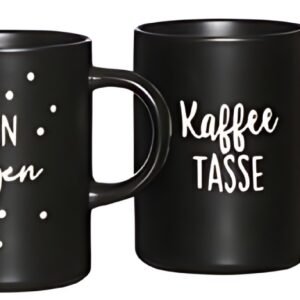 Ritzenhoff & Tasse à café Breker SVART, 390 ml