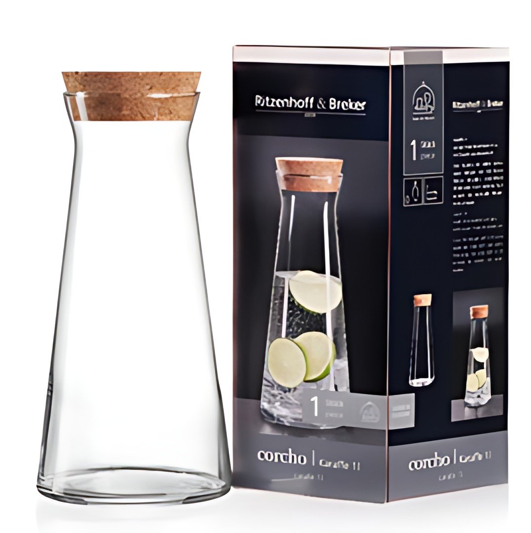 Ritzenhoff & Breker Carafe en verre CORCHO, 1,0 l