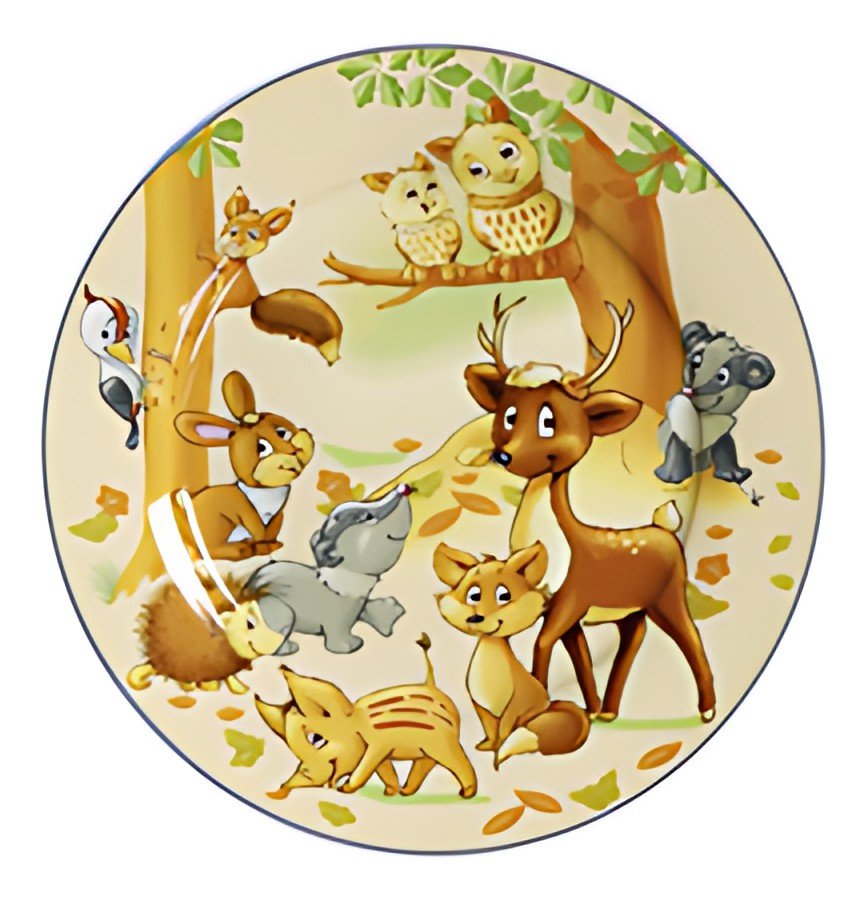 Ritzenhoff & Breker Assiette ANIMAUX DE LA FORET