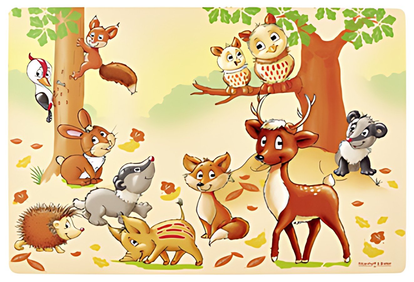 Ritzenhoff & Breker Set de table ANIMAUX DE LA FORET