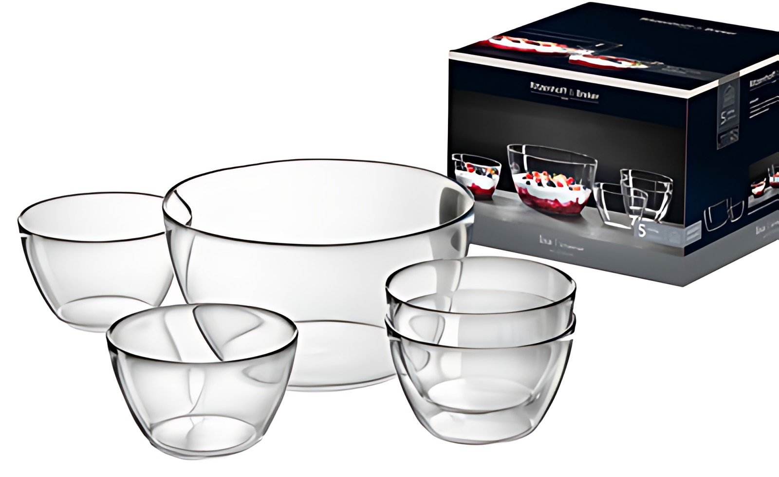 Ritzenhoff & Breker Set de bols LISA, 5 pièces