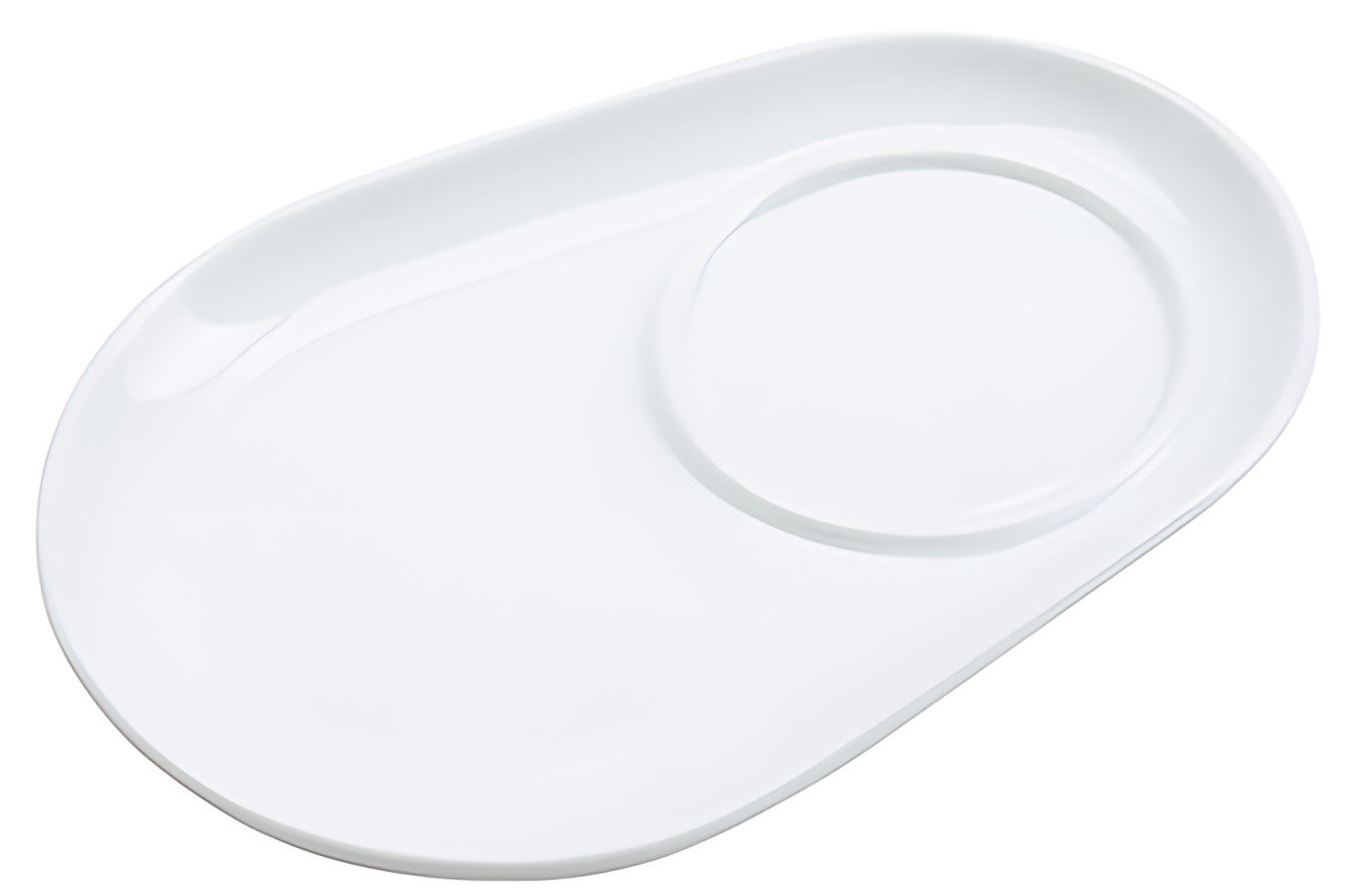 Ritzenhoff & Breker Dessous de tasse BIANCO, ovale