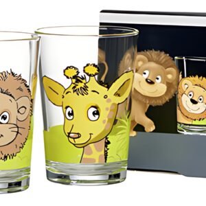 Ritzenhoff & Breker Verre ANIMAUX D'AFRIQUE, set de 3