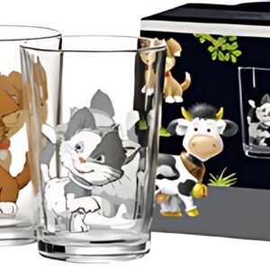 Ritzenhoff & Breker Verre ANIMAUX DE LA FERME, set de 3