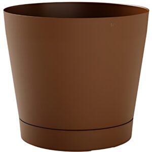 tera Pot de fleurs "Orione", diamètre: 380 mm, caramel