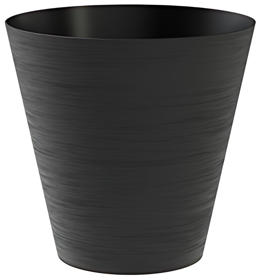 tera Pot de fleurs "Hoop", diamètre: 160 mm, black