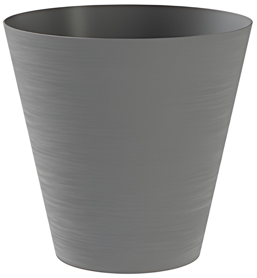 tera Pot de fleurs "Hoop", diamètre: 160 mm, fog grey