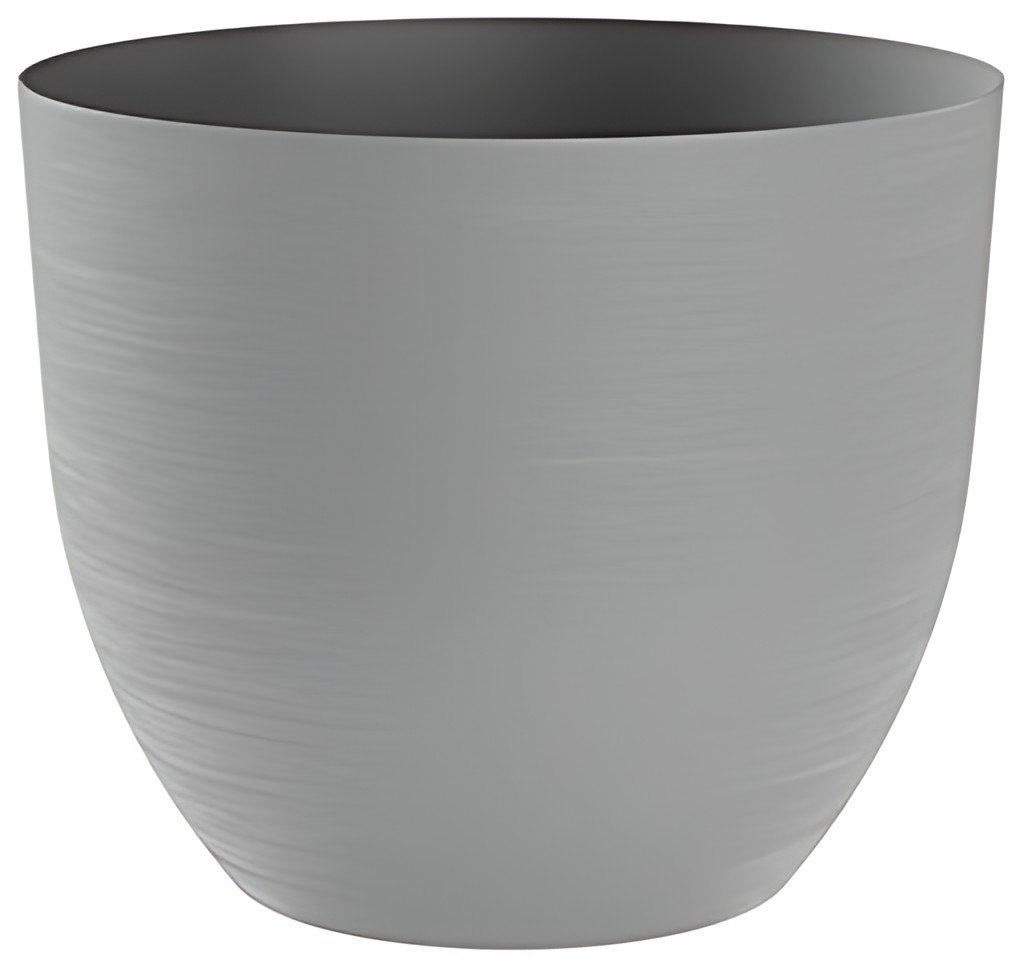 tera Pot de fleurs "Over", diamètre: 280 mm, fog grey