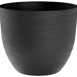 tera Pot de fleurs "Over", diamètre: 580 mm, black