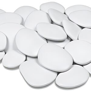 tera Pierres décoratives "Pebbles", taille S, blanc