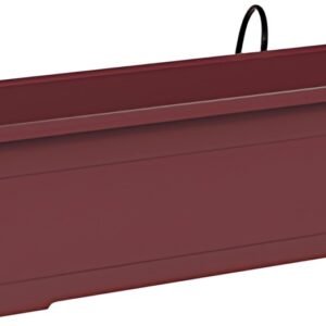 tera Kit de jardinière "Birka", support inclus, rouge foncé