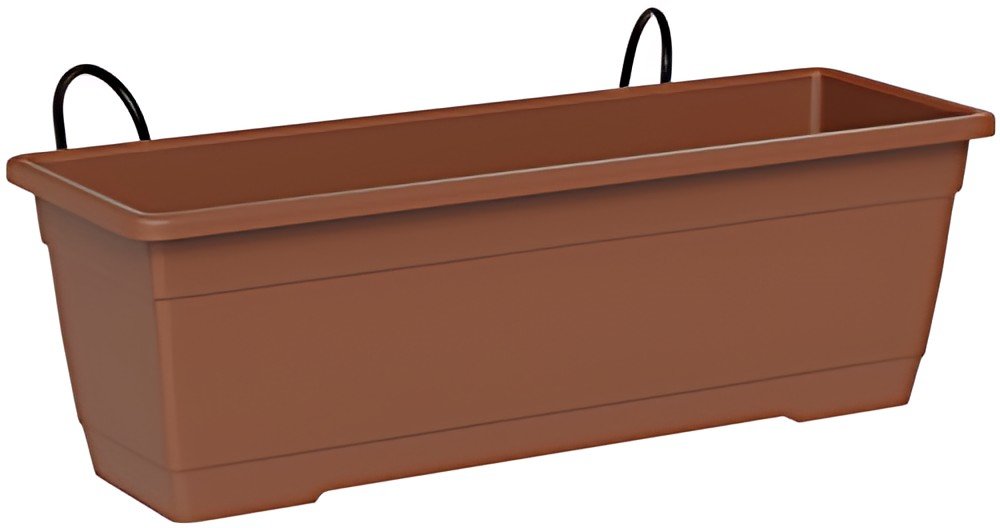 tera Kit de jardinière "Birka", support inclus, terracotta