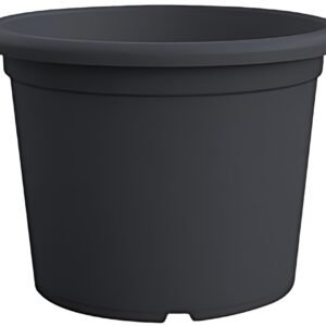 tera Pot de fleurs "Basic round", diam.: 350 mm, anthracite