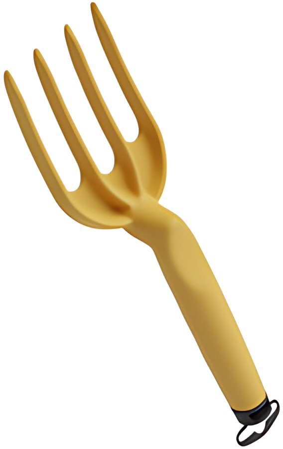 tera Fourche de jardin/fleurs "Gaia 04", curry