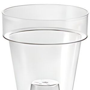 tera Pot de fleurs "Porto 16", transparent