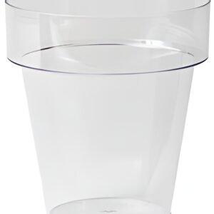 tera Pot de fleurs "Porto 16", transparent