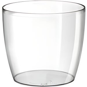 tera Pot de fleurs "Madeira 16", transparent