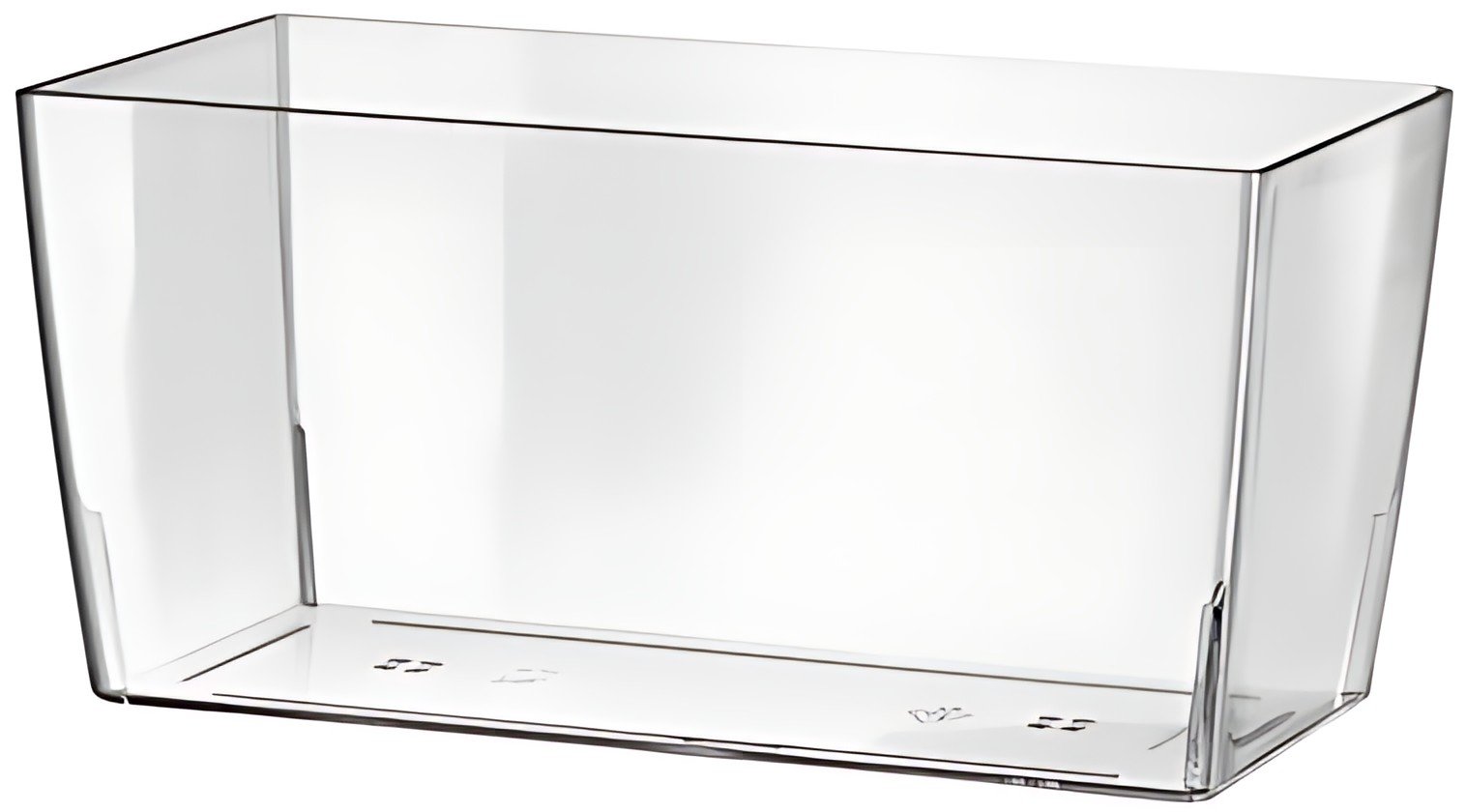 tera Pot de fleurs "Coimbra 25", transparent