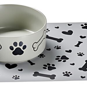 Ritzenhoff & Breker Kit pour chien MIKA DOG, 850 ml, gris