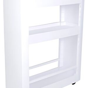 EDA Desserte mobile MOBILO, 3 tablettes, PP, blanc