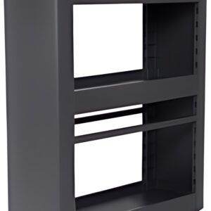 EDA Desserte mobile MOBILO, 3 tablettes, PP, anthracite