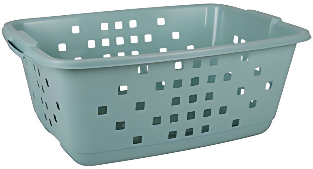 EDA Corbeille à linge PRIMA, 45 litres, PP, vert eucalyptus