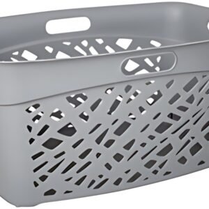 EDA Corbeille à linge ALMERIA, 45 litres, PP, gris