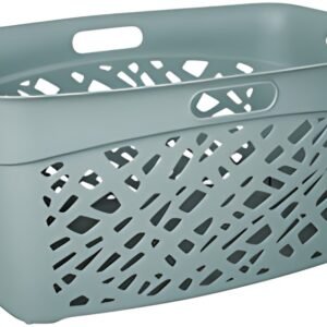 EDA Corbeille à linge ALMERIA, 45 litres, PP, vert eucalyptu
