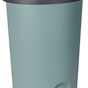 EDA Poubelle à pédale Stepy, 27 litres, PP, vert eucalyptus