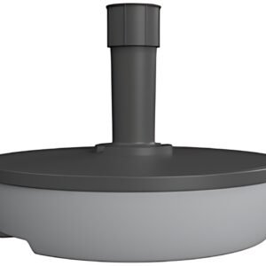 EDA Pied de parasol, plastique, rond, 495 mm, bicolore