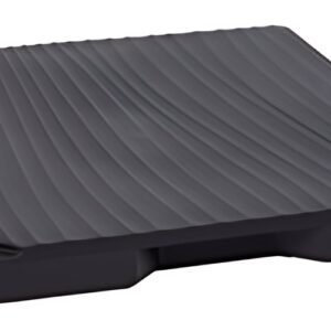 EDA Lest en béton pour parasol, 22 kg, gris foncé