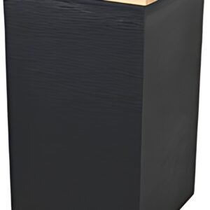 EDA Bac pour granulés de bois, 36 litres, noir