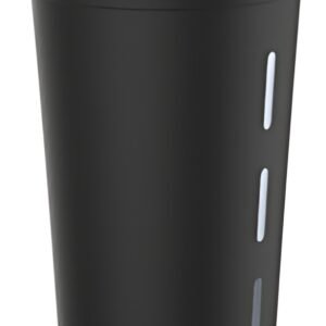 EDA Bac à pellets, 38 litres, noir