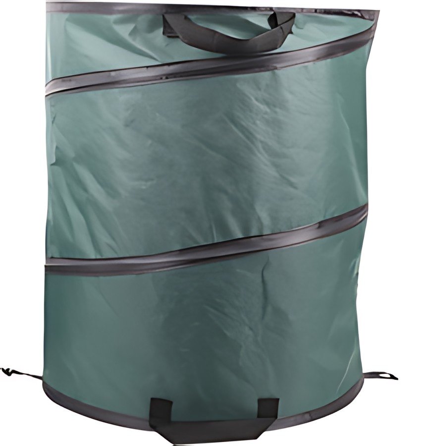 EDA Sac de jardin POP UP, 117 litres, polyester, vert foncé