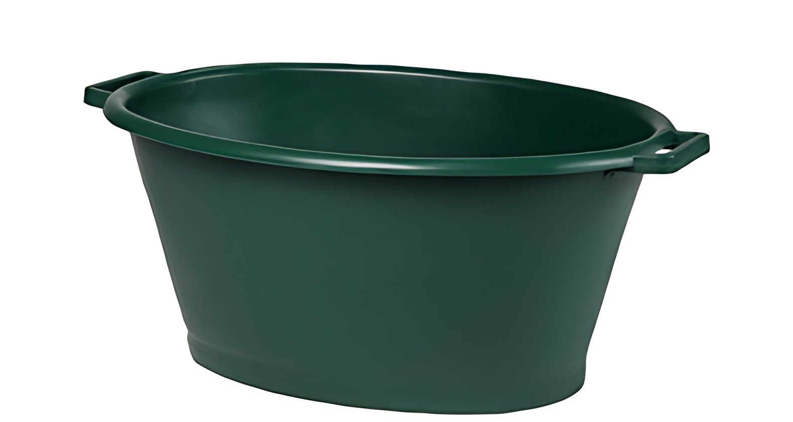 EDA Baquet oval, 50 litres, plastique, vert